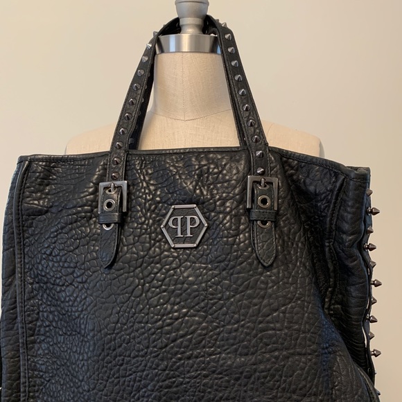 Philipp Plein handbag black with studs - Picture 5 of 6